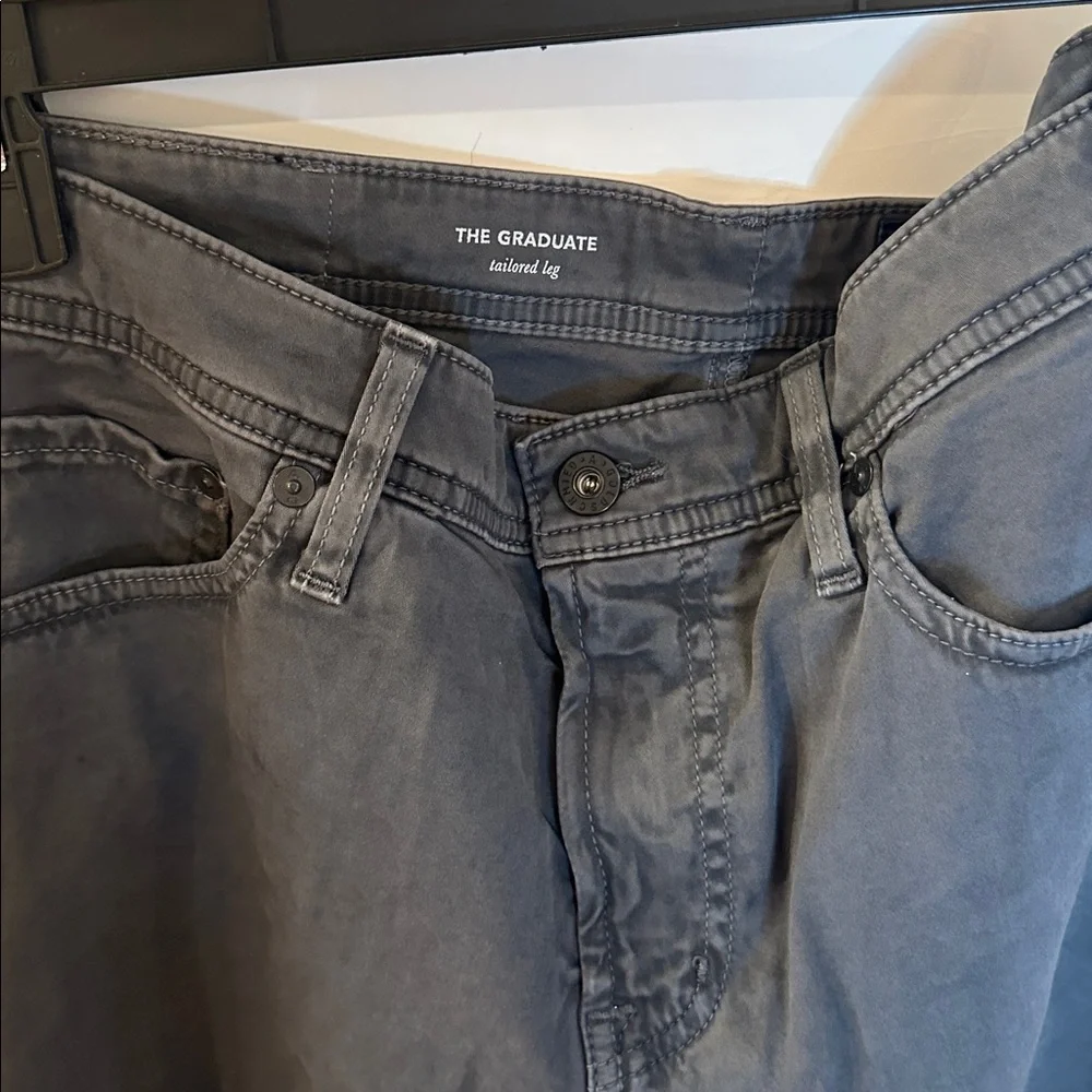 Ag Adriano Goldschmied Men's The Graduate Gray Pants size‎ 32x34 EUC